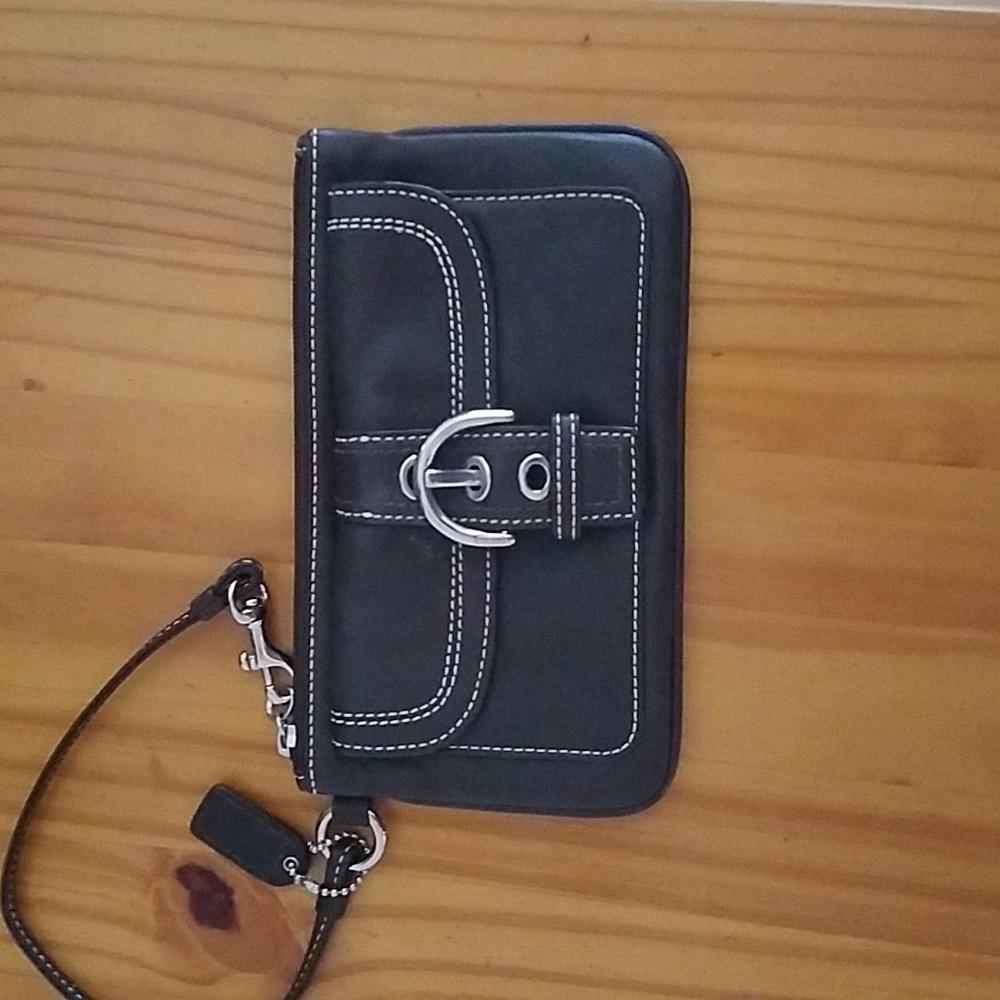 Classic Coach Wristlet